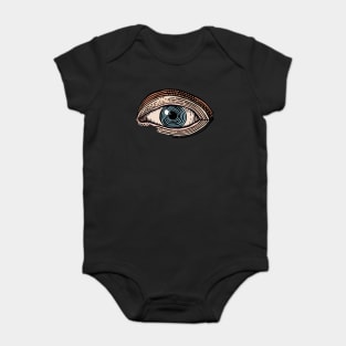 Engraved Eye in Color Baby Bodysuit